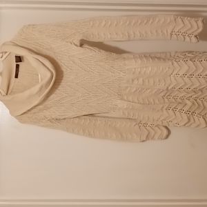 Girls long sleeved cowl neck sweater dress